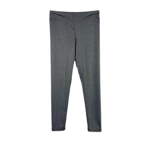 Amazon Essentials Girls Full Length Heather Gray Athletic Leggings - Picture 1 of 6